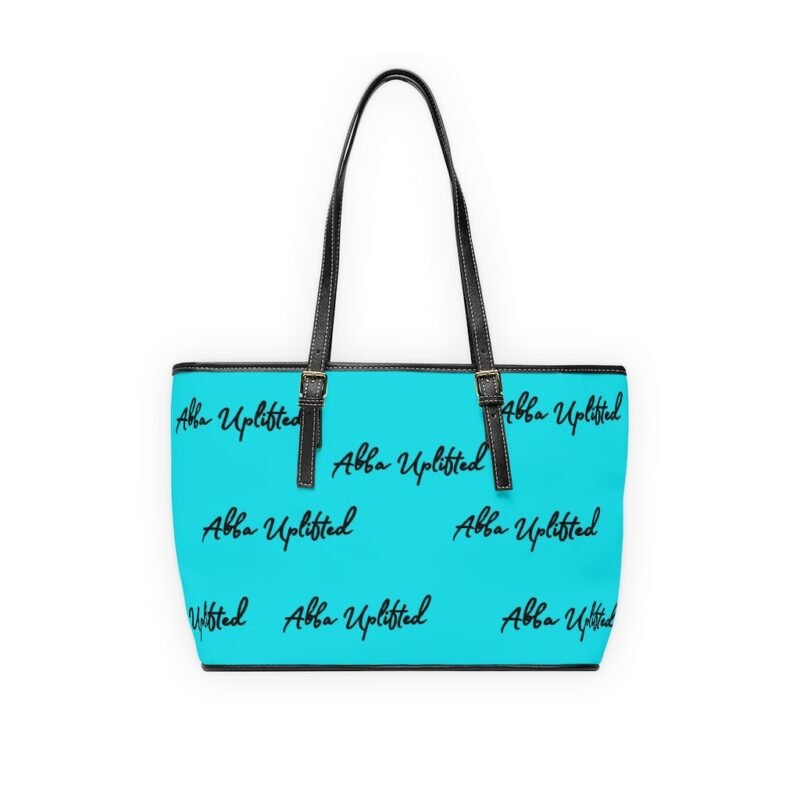 Teal blue Leather Shoulder Bag - Image 2